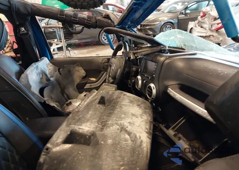 2015 Jeep Wrangler Sahara from USA, damaged, VIN 1C4AJWBG5FL517851